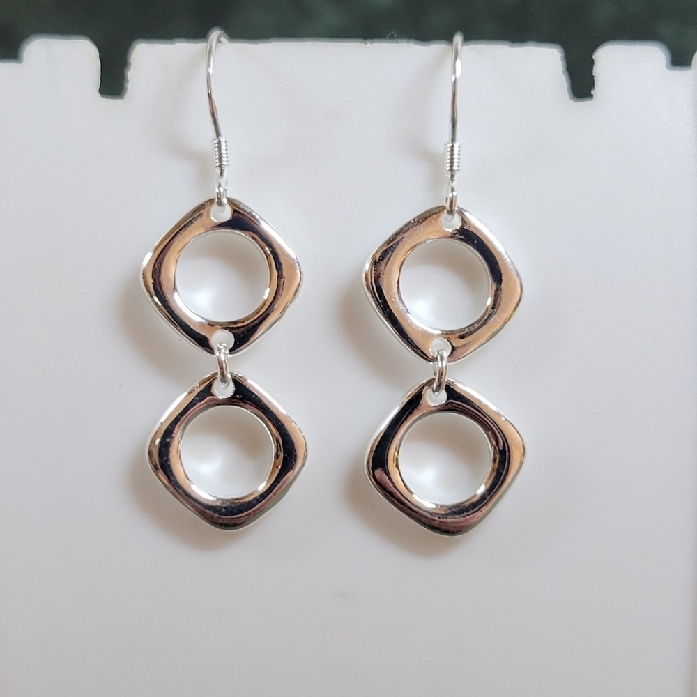Dangling Silver Earrings NEW